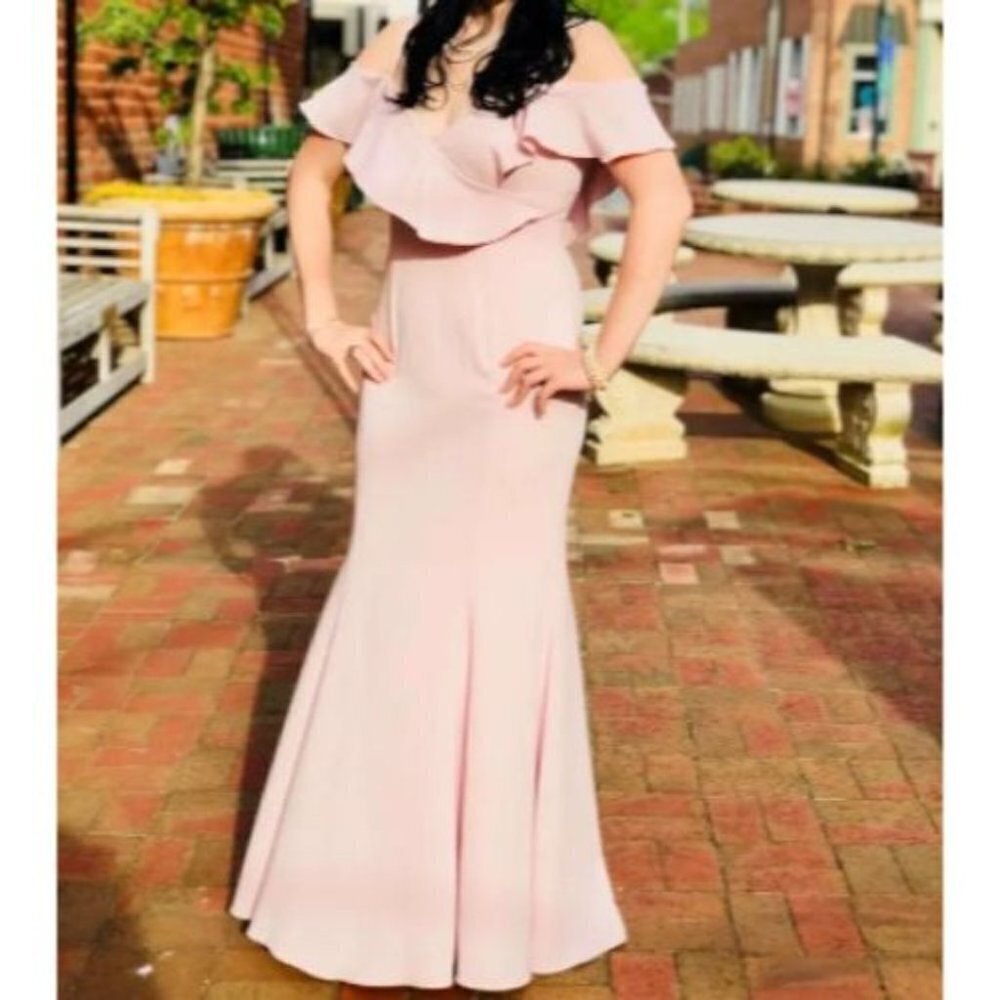 Jay Godfrey Blush Pink Christie Formal Gown $594 - Picture 2 of 12